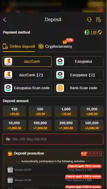 X666 Deposit and Withdrawal